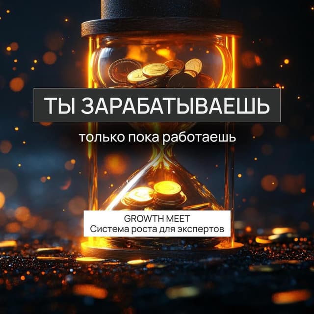 Почему эксперты застревают в доходе: как продажа времени ограничивает рост бизнеса